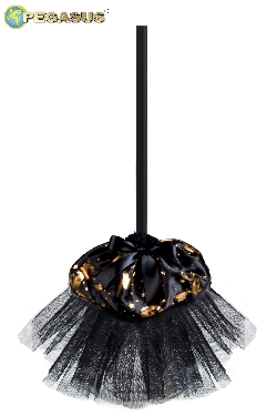 SCOPA STREGA ORO DI HALLOWEEN